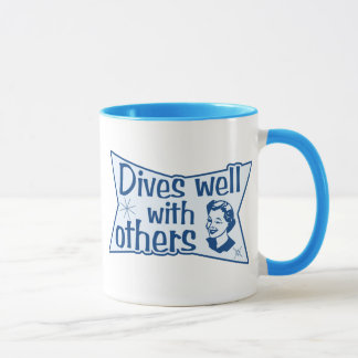 Tauchen mit anderen gut tasse