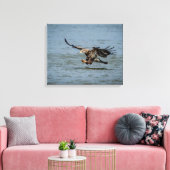 Tauchen mit Bald für einen Fisch Leinwanddruck (Insitu (Wohnzimmer))