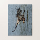 Tauchen mit Bald für einen Fisch Puzzle (Vertikal)
