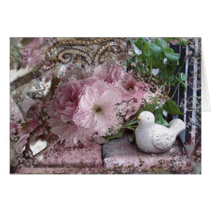 Tauchen mit Blume-Karte