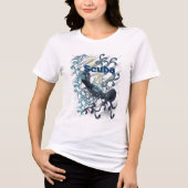 Tauchen mit den Manta Rays Tri-Blend Shirt (Vorderseite)