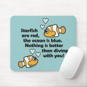 Tauchen mit dir mousepad (Mit Mouse)