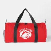 Tauchen mit Haien Duffle Bag (Rückseite)
