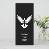 Tauchen mit Kreuz Einladung (Stehend Vorderseite)