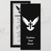 Tauchen mit Kreuz Einladung (Vorne/Hinten)