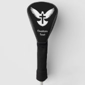 Tauchen mit Kreuz Golf Headcover (Vorderseite)
