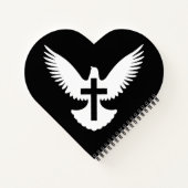 Tauchen mit Kreuz Notizbuch (Rückseite)