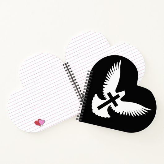 Tauchen mit Kreuz Notizbuch (Innenseite)
