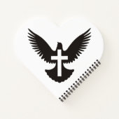 Tauchen mit Kreuz Notizbuch (Rückseite)