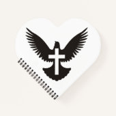 Tauchen mit Kreuz Notizbuch (Vorderseite)