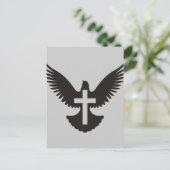 Tauchen mit Kreuz Postkarte (Stehend Vorderseite)