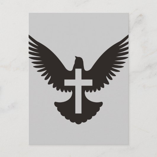 Tauchen mit Kreuz Postkarte (Vorderseite)