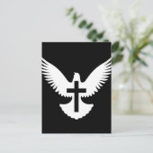 Tauchen mit Kreuz Postkarte (Stehend Vorderseite)