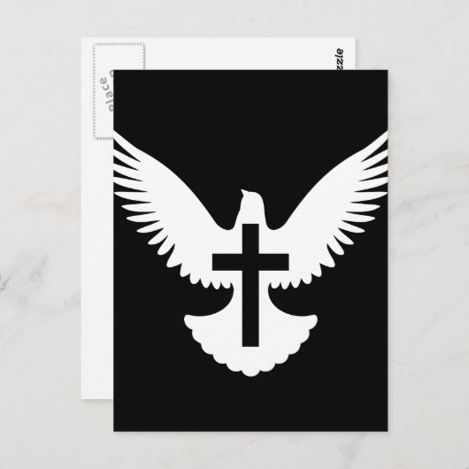 Tauchen mit Kreuz Postkarte (Vorne/Hinten)