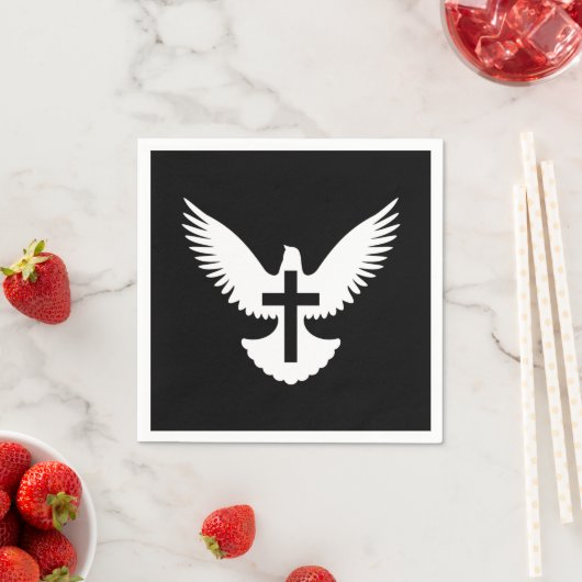 Tauchen mit Kreuz Serviette (Beispiel)