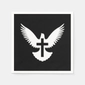 Tauchen mit Kreuz Serviette (Vorderseite)