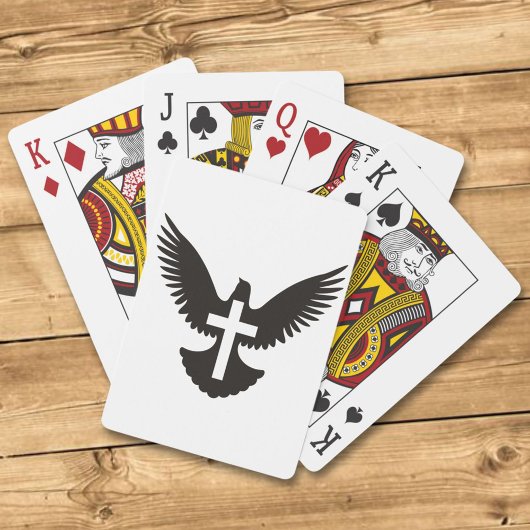 Tauchen mit Kreuz Spielkarten