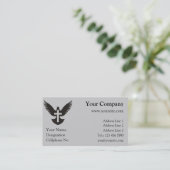 Tauchen mit Kreuz Visitenkarte (Stehend Vorderseite)