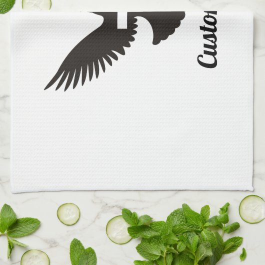 Tauchen mit Kreuzhandtuch Geschirrtuch (Gefaltet)