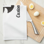 Tauchen mit Kreuzhandtuch Geschirrtuch (Viertel Falte)