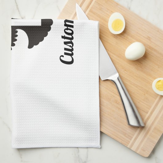 Tauchen mit Kreuzhandtuch Geschirrtuch (Viertel Falte)