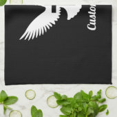 Tauchen mit Kreuzhandtuch Geschirrtuch (Gefaltet)