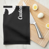 Tauchen mit Kreuzhandtuch Geschirrtuch (Viertel Falte)