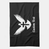 Tauchen mit Kreuzhandtuch Geschirrtuch (Vertikal)