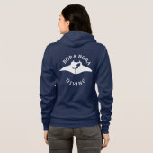 Tauchen mit Manta-Rays in Bora Bora Hoodie (Schwarz voll)
