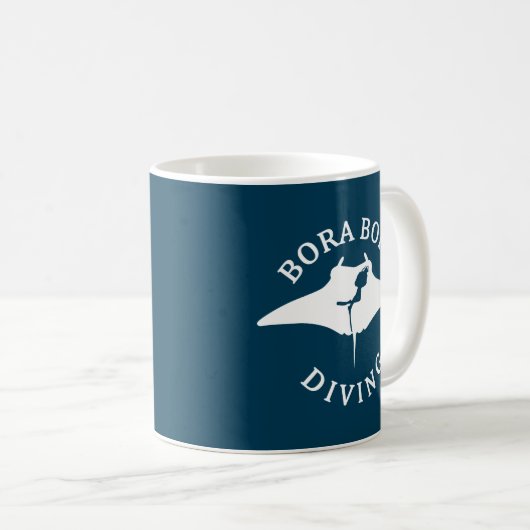 Tauchen mit Manta-Rays in Bora Bora Kaffeetasse (VorderseiteRechts)