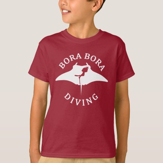 Tauchen mit Manta-Rays in Bora Bora T-Shirt (Vorderseite)