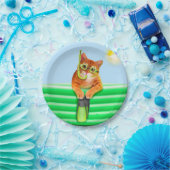 Tauchen mit Maske und Schnorchel Pappteller (Party)