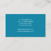 Tauchen mit Olivenzweig Visitenkarte (Rückseite)