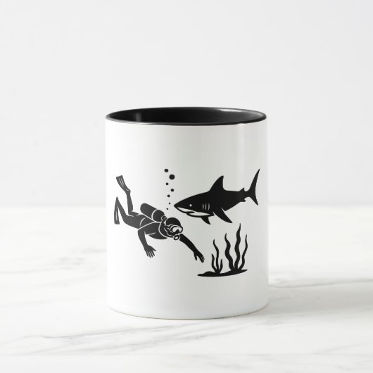Tauchen mit Sauerstoffflaschen Tasse (Zentrum)
