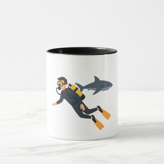 Tauchen mit Sauerstoffflaschen Tasse (Zentrum)