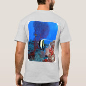 Tauchen mit Schildkröte und Fisch T-Shirt (Rückseite)
