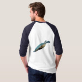 Tauchen mit Schildkröten T-Shirt (Schwarz voll)