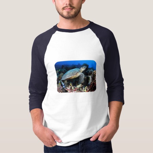 Tauchen mit Schildkröten T-Shirt (Vorderseite)