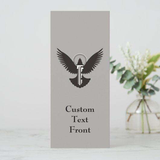 Tauchen mit Schlüssel Einladung (Stehend Vorderseite)