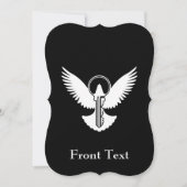 Tauchen mit Schlüssel Einladung (Vorderseite)