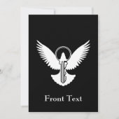 Tauchen mit Schlüssel Einladung (Vorderseite)