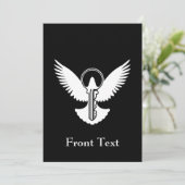 Tauchen mit Schlüssel Einladung (Stehend Vorderseite)