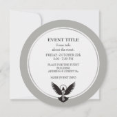 Tauchen mit Schlüssel Einladung (Rückseite)