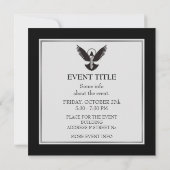 Tauchen mit Schlüssel Einladung (Rückseite)