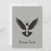 Tauchen mit Schlüssel Einladung (Vorderseite)