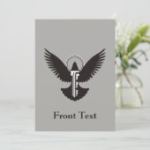 Tauchen mit Schlüssel Einladung (Stehend Vorderseite)