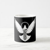 Tauchen mit Schlüssel Kaffeetasse (Mittel)