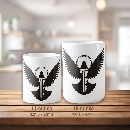 Tauchen mit Schlüssel Kaffeetasse