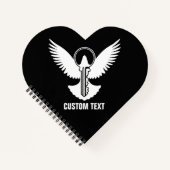 Tauchen mit Schlüssel Notizblock (Vorderseite)