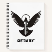 Tauchen mit Schlüssel Notizblock (Vorderseite)